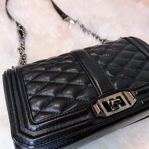 Rebecca Minkoff Chevron Quilted Love Crossbody